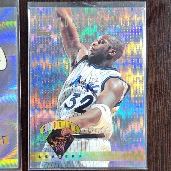 1995-96 Topps Power Boosters Shaquille O'Neal Rare Inserts lot - Picture 3 of 5